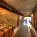 Fotografia wnętrz, Gościniec Słupski, korytarz